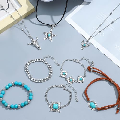 Image of NEWITIN 69 Pieces Gold Jewelry Set for Women Fashion Costume Jewelry Gold Plated Necklace Bracelet Earrings Set for Women