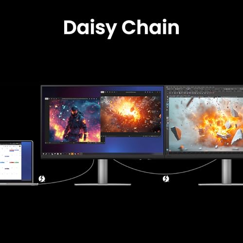 BenQ PD3226G 32” 4K UHD (3840x2160) 144Hz Monitor for Designers, IPS, 95% P3, 100% sRGB, 90W Thunderbolt 4, Software Calibration, KVM, Daisy Chain, Reflection-Free Nano Matte Panel, Height Adjustable