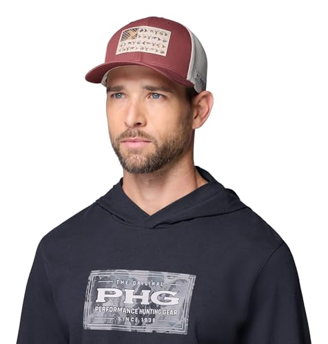 Image of Columbia Unisex PHG Game Flag Mesh Ball Cap