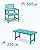 SERWALL 7-Piece Patio Table Set, Outdoor HDPE Dining Furniture with Umbrella Hole, All Weather Table and Chairs for Lawn, Garden, Poolside, Aruba