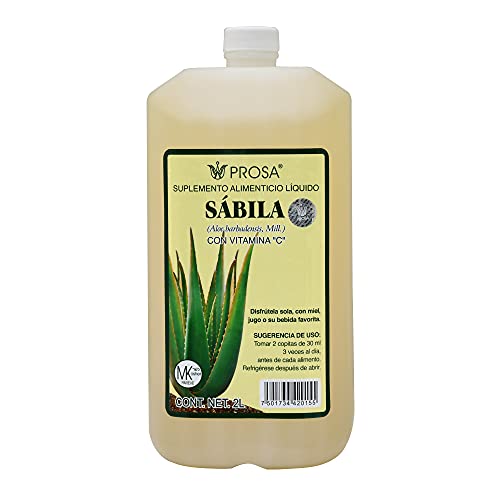Prosa bebida de Sábila (Aloe Vera) natural, 2 litros