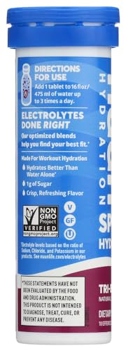 Nuun Active: Tri-Berry Electrolyte Enhanced Drink Tablets (6-Pack of 10 Tablets) - image 2