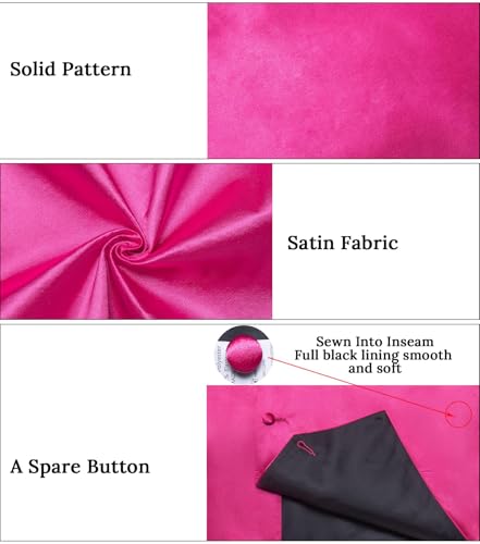 Image of DiBanGu Mens Paisley Suit Waistcoat,Silk Dress Vest and Bowtie Pocket Square Cufflinks with Lapel Pin Set for Wedding Tuxedo