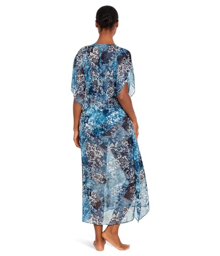 Lauren Ralph Lauren womens Indigo Patchwork Midi Caftan Cover Up2