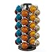 K-32 Cup Carousel,K Cup Holder,Coffee Pod Holder Carousel Holds 32 Single Cup Coffee Pods in Matte Black (Capacity of 32 pods)