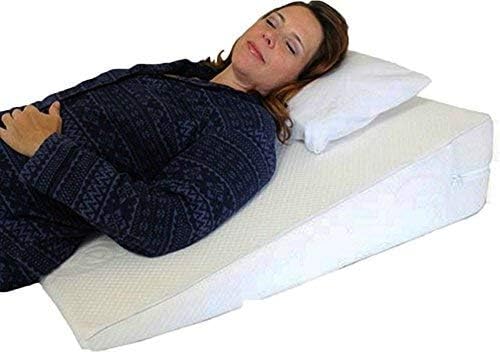 LARGE Bed Wedge Raised Pillow Acid Reflux GERD Memory Foam Back OL9