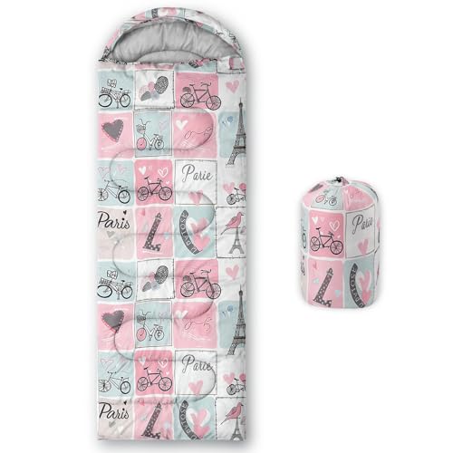 Image of QOOMO Camping Sleeping Bags,3 Season Warm & Cool Weather,Lightweight,Waterproof Sleeping Bags for Adults & Kids,Traveling,and Outdoors,Camping Gear Equipment