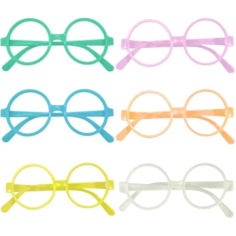 BOZILY 6Pcs Kids Wizard Glasses Set Cover