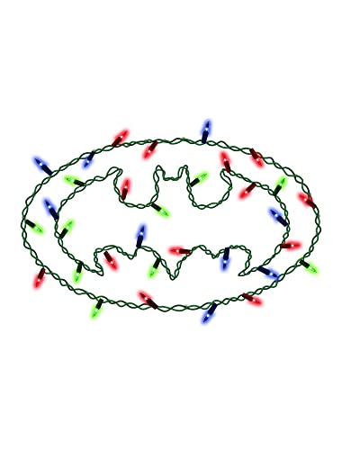 Batman Christmas Lights Logo Black T-Shirt Toddler Boy to Youth Boy2