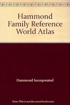 Hardcover Hammond Family Reference World Atlas Book