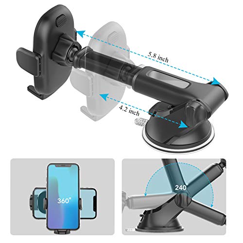 Oqtiq Replacement Suction Cup Mount Part, With Replacement Dashboard Pad Disc, 17.2Mm Ball Joint Suction Cup With Adhesive Mounting Disk For Phone Mount Holder, Magnetic Mount, Windshield/Gps #TOP1
