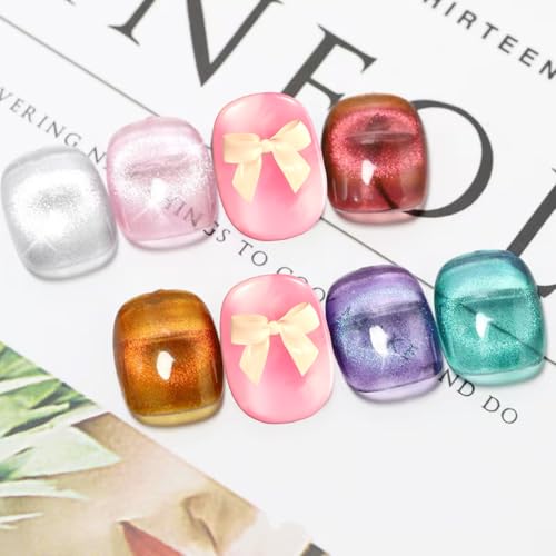 Set de 6 esmaltes de uñas gel magnéticos Cat Eye miniatura 3