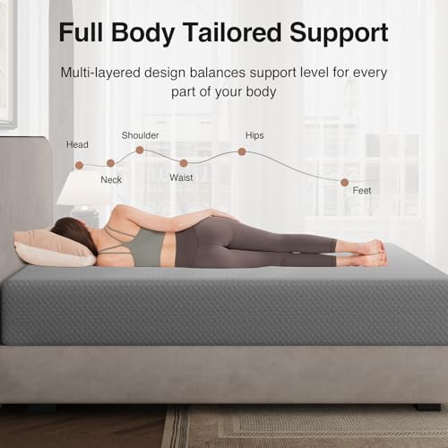 Image of Novilla Twin Size Mattress, 12 Inch Memory Foam Mattress Twin for Cool Night Sleep & Pressure Relief, Thermally Balanced Foam Mattresses For Heat Dissipation, CertiPUR-US Certified Mattresses in a Box