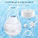 NIROKET Bath Filter for Tub-Bathtub Water Filter Removes Hundreds of Contaminants for Softer, Smoother Skin | 2,500 Gallons of Filtration | BPA Free