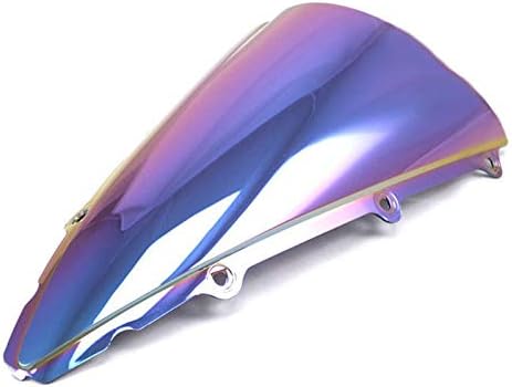 Double Bubble Windshield Windscreen for Yamaha YZF 1000 YZF1000 R1 2002-2003 (Dark Iridium)