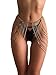Produktbild Sethain Sexy Kristall Körperkette Silber Strass Bikini Taillenketten Sandstrand Schmuckzubehör für Frauen