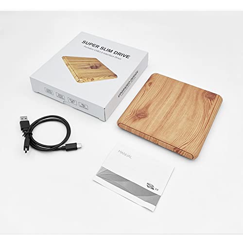 Lecteur CD DVD externe portable USB 3.0 Type-C pour PC et Mac sans graveur