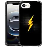 TnXee Compatible with iPhone 16e Case,Flash Phone Cover for Men/Women,Soft TPU Anti-Skid Thread and Four Corner Anti-Collision Protection Case Compatible with iPhone 16e 6.1inch