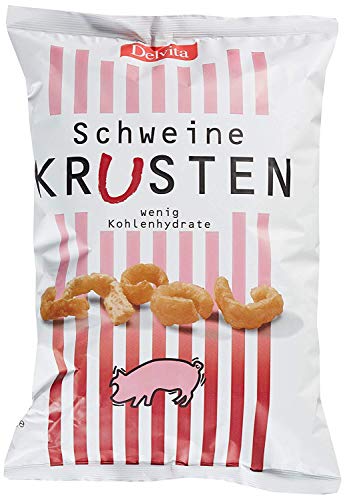 Delvita Schweinekrusten (3 x 175 g) - Speckkrusten - Knabberei