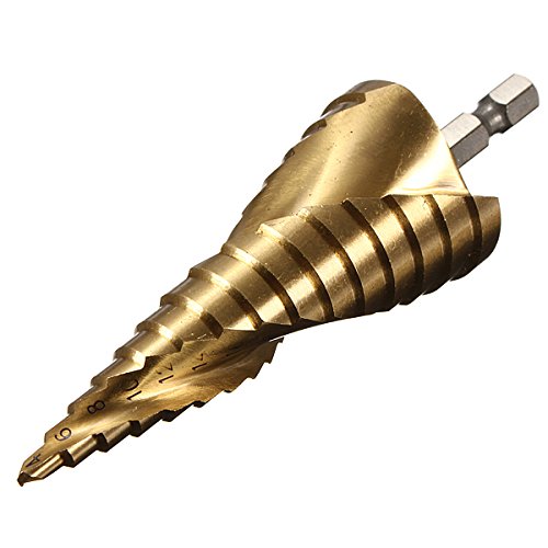 Db-S1 3Pcs Hss Broca escalonada ranurada en espiral 4-12/4-20/4-32