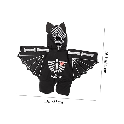 Disfraz de murciélago para perros y gatos GALPADA Halloween miniatura 2