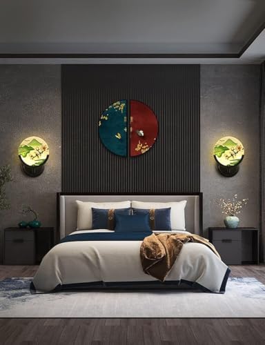 Applique murale moderne dimmable avec diffuseur artistique en émail - 3