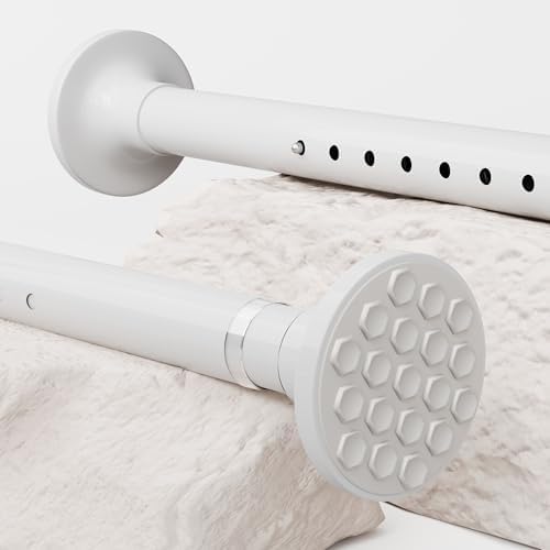 78672 Shower Curtain Rail, Long Tension Rod with No Drilling