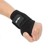 Einyou Wrist Brace - Neoprene Wrist and Thumb Pressure Support Strap - Elbow Pain Relief Compression Band Protector- One Size Adjustable (1 Pack)
