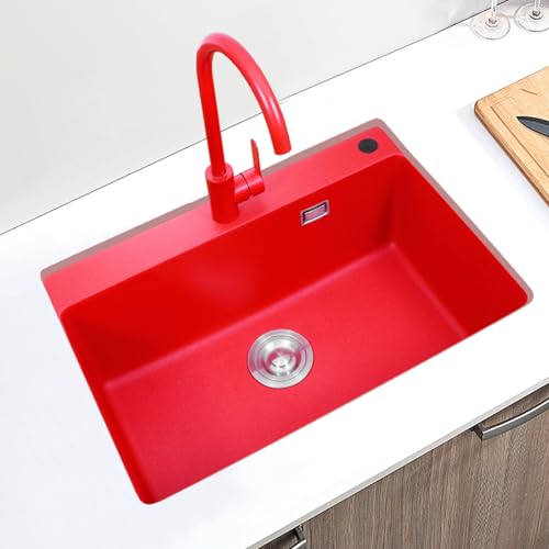 Mzqmk ER BEI Granit-Küchenspüle 79x51CM