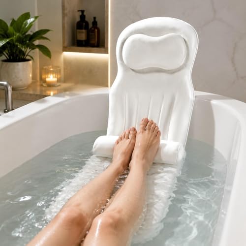 Coussin de bain ergonomique intégral pour soulager le dos au spa - 6