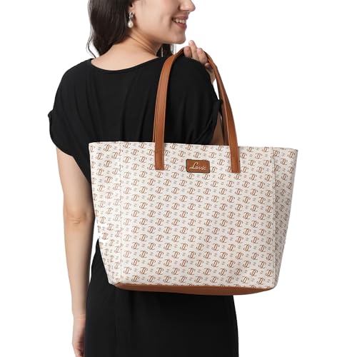 Image of Lavie Women's Miranda Monogram LL Print Tote Bag | Ladies Purse Handbag