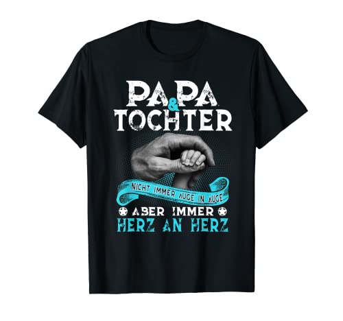 Papa & Tochter Heart on Heart Partner Look Birthday T-Shirt