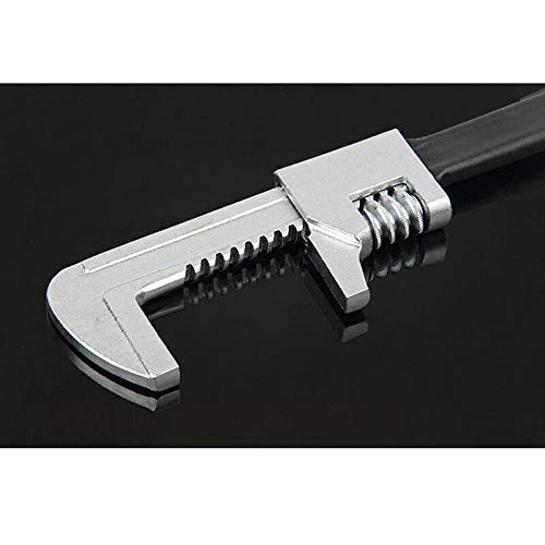 Clé à tuyau à angle droit 375 mm pour plomberie et assemblage de précision