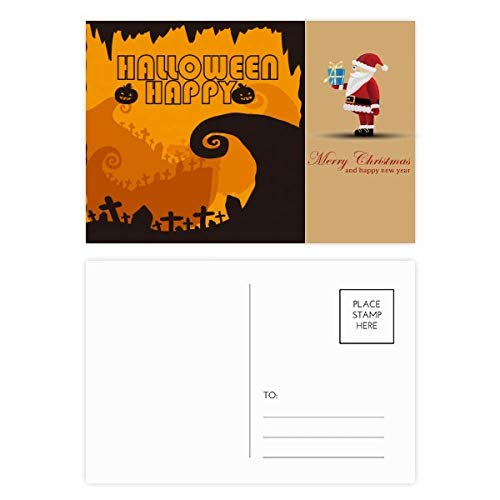 Cartes postales Tree Happy Fhost Fear | Lot de 20 cartes illustrées pour correspondance