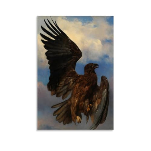 L'Aigle Blessé Rosa Bonheur tableau toile salon décoration murale