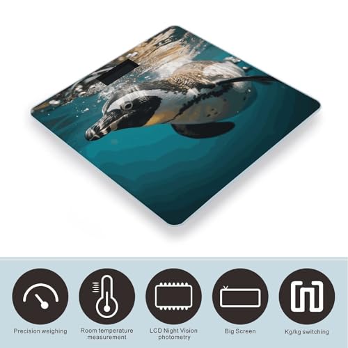 Báscula Digital para Baño de Vidrio Templado 10.2 pulg miniatura 3