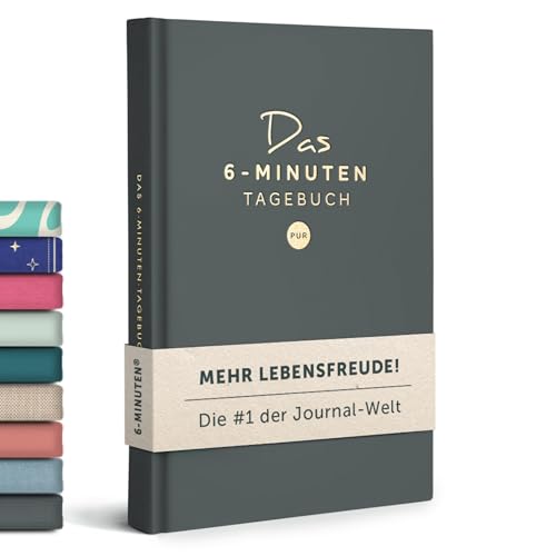 6-Minuten® Tagebuch für Erwachsene 2026 (Das Original) – Mehr Achtsamkeit, Resilienz & Selbstliebe – Dankbarkeitstagebuch, Journal Buch – Achtsamkeitstagebuch in 22 Sprachen übersetzt