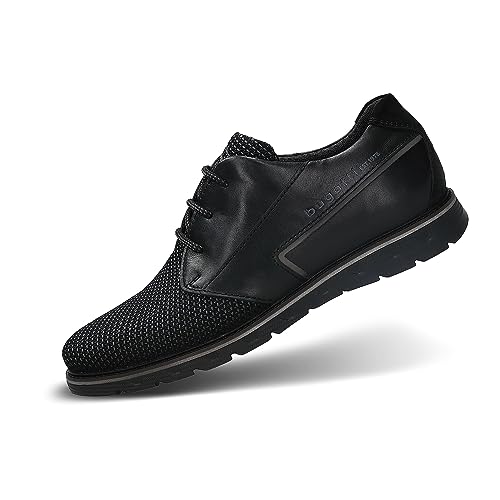 Preisvergleich Produktbild bugatti Herren Saniel Schnürer, Black / Black, 44 EU