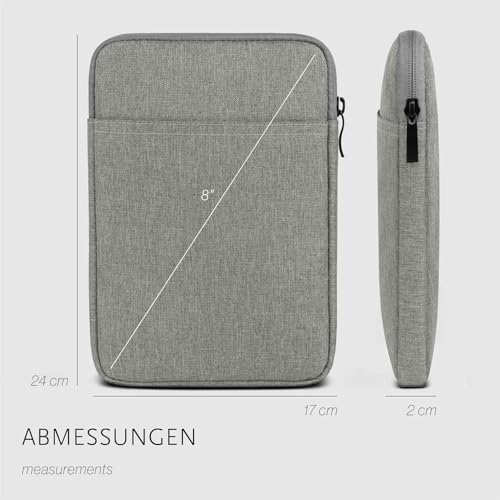 Étui Amazon Fire HD 8 2020 moex en polyester gris