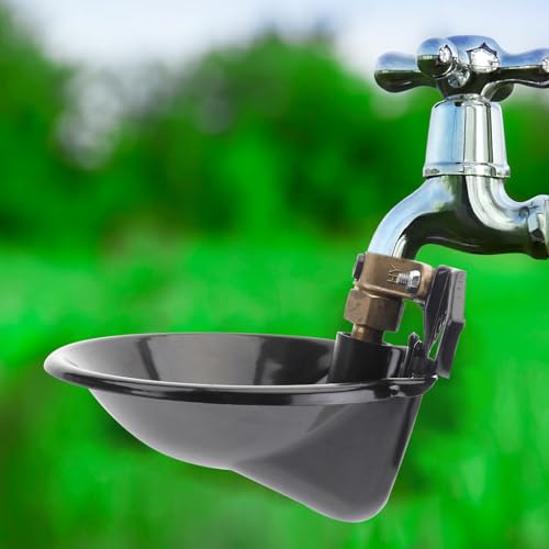 Bebedero automático Uonlytech de hierro y cobre antioxidante para ovejas y cabras 6