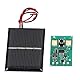 2 Sätze Solarpanel 1,2 V, Elektronisches Bauteil andere elektronische Komponenten LED Solar Light Control Board Modul für Gartenlampe Im Freien