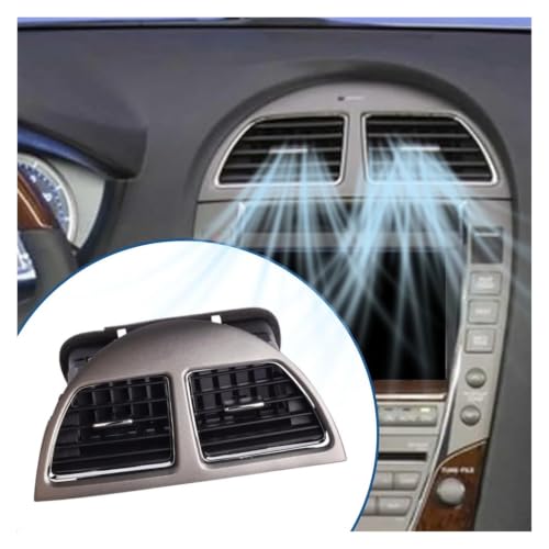 Grille ventilation centrale pour Lexus ES350 2006-2012 Gris - 2