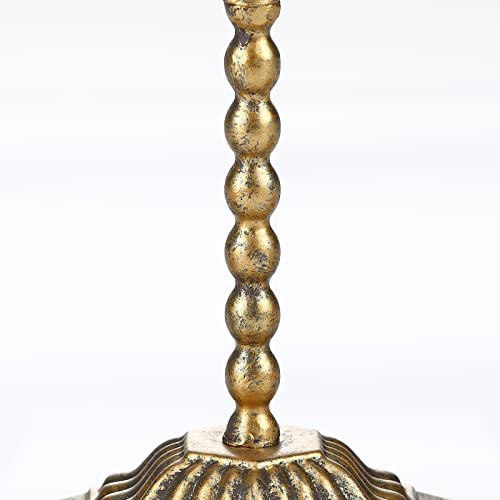 Farmhouse Table Libra Scale Decor, Metal Centerpiece Balance for Justice Home Decorative with Vintage Style Gold