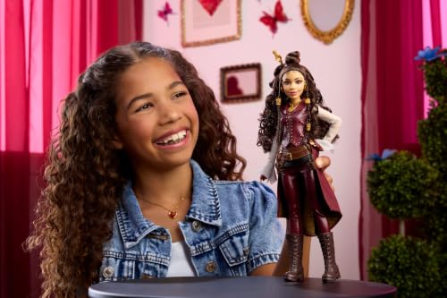 Mattel Disney Descendants: Wicked Wonderland Fashion Doll & Accessory, Hazel Hook, Daughter of Hook with Movie Inspired Clothing - image 2