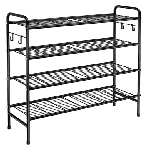 VILICK 4-Tier Metal Shoe Organizer