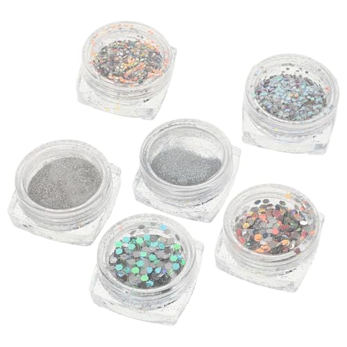 Beatifufu Nail Glitter Flakes Neon Reflective Diamond Glitter Long-Lasting Sparkle for Nails Art Sequins DIY Nail Polish Dec