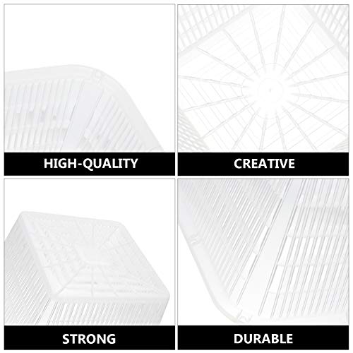 HEMOTON Vasos de plástico de orquídea com 5 peças, vaso de flores, vasos de berçário, vaso de jardin