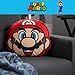 Nintendo Super Mario Gaming Bedding Super Soft Plush Decorative Pillow, One Size, (Officially Licensed Product) by Franco