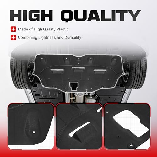 ECOTRIC Engine Splash Shield Compatible with 2015-2017 Hyundai Sonata Front Lower Engine Cover Flocking Process Replacement for 29130C1000 29130C2100 HY1228188 by ECOTRIC - Used condition - Image 4
