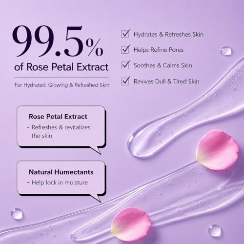 Image of Aurella Belle Rooh-e-Gulab Face Mist (100 ml) - Lightweight Hydrating Rose Water, Non-Sticky Daily Toner for Refreshing & Prepping Skin